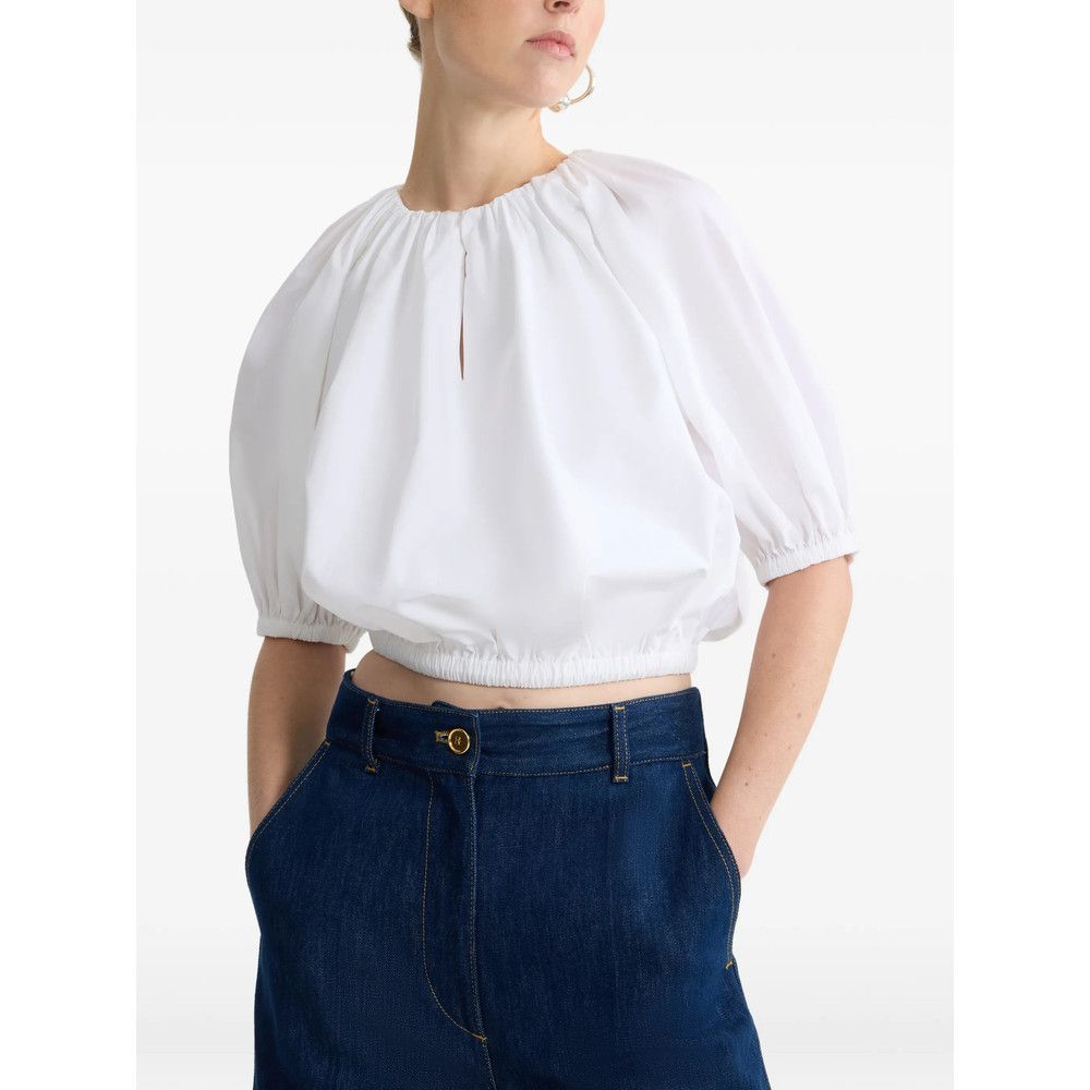 Patou Patou WHITE Tops - Blouses Size S / US 4 / IT 40 - 4 Thumbnail