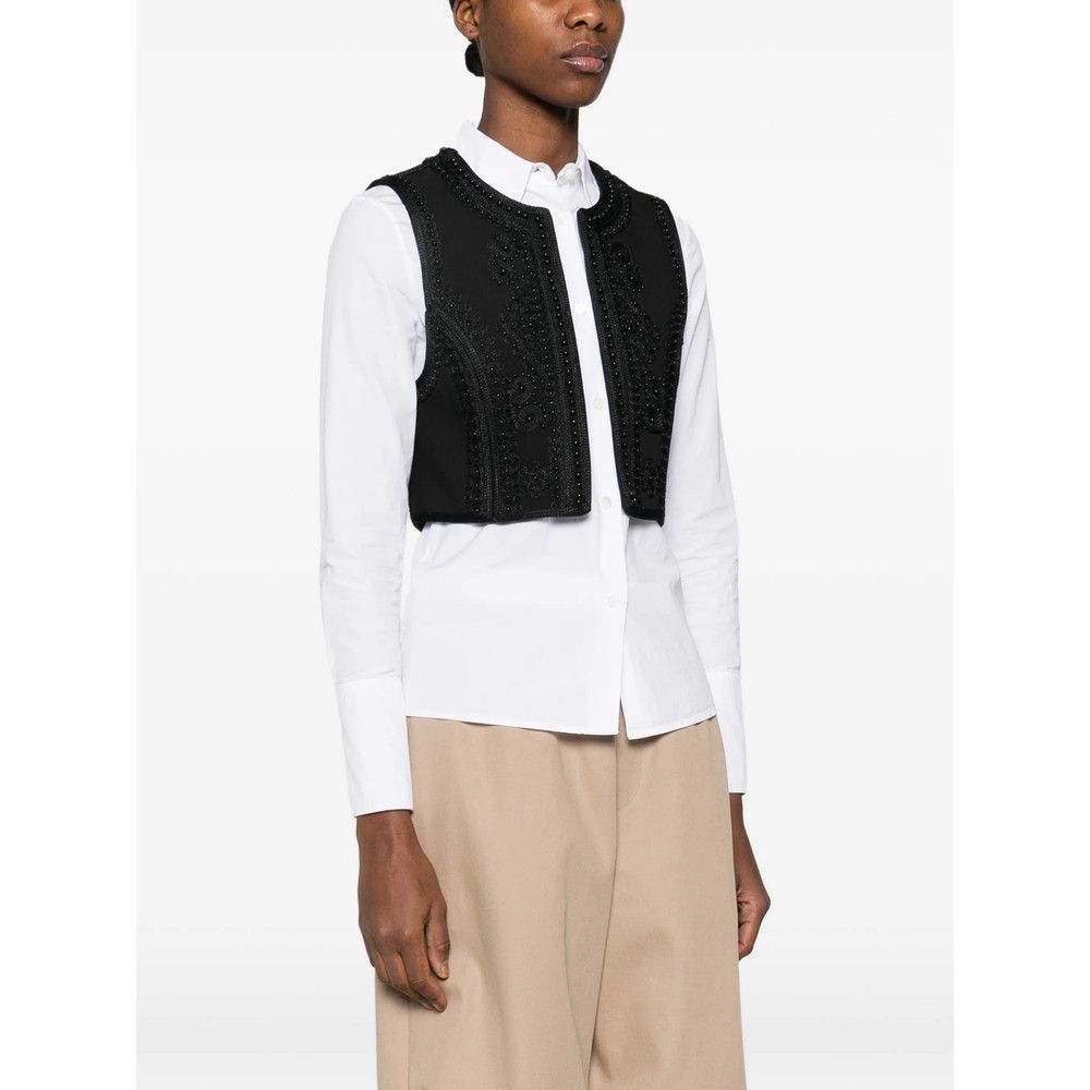 ba&sh Ba&sh BLACK Jackets - Waistcoat & Gilets Size M / US 6-8 / IT 42-44 - 4 Thumbnail