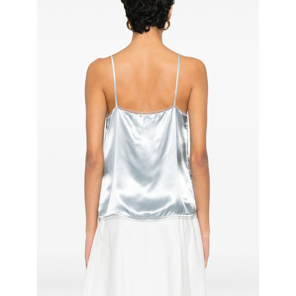 Fabiana Filippi Fabiana Filippi BLUE Tops - Vests & Tank Tops Size M / US 6-8 / IT 42-44 - 5 Thumbnail