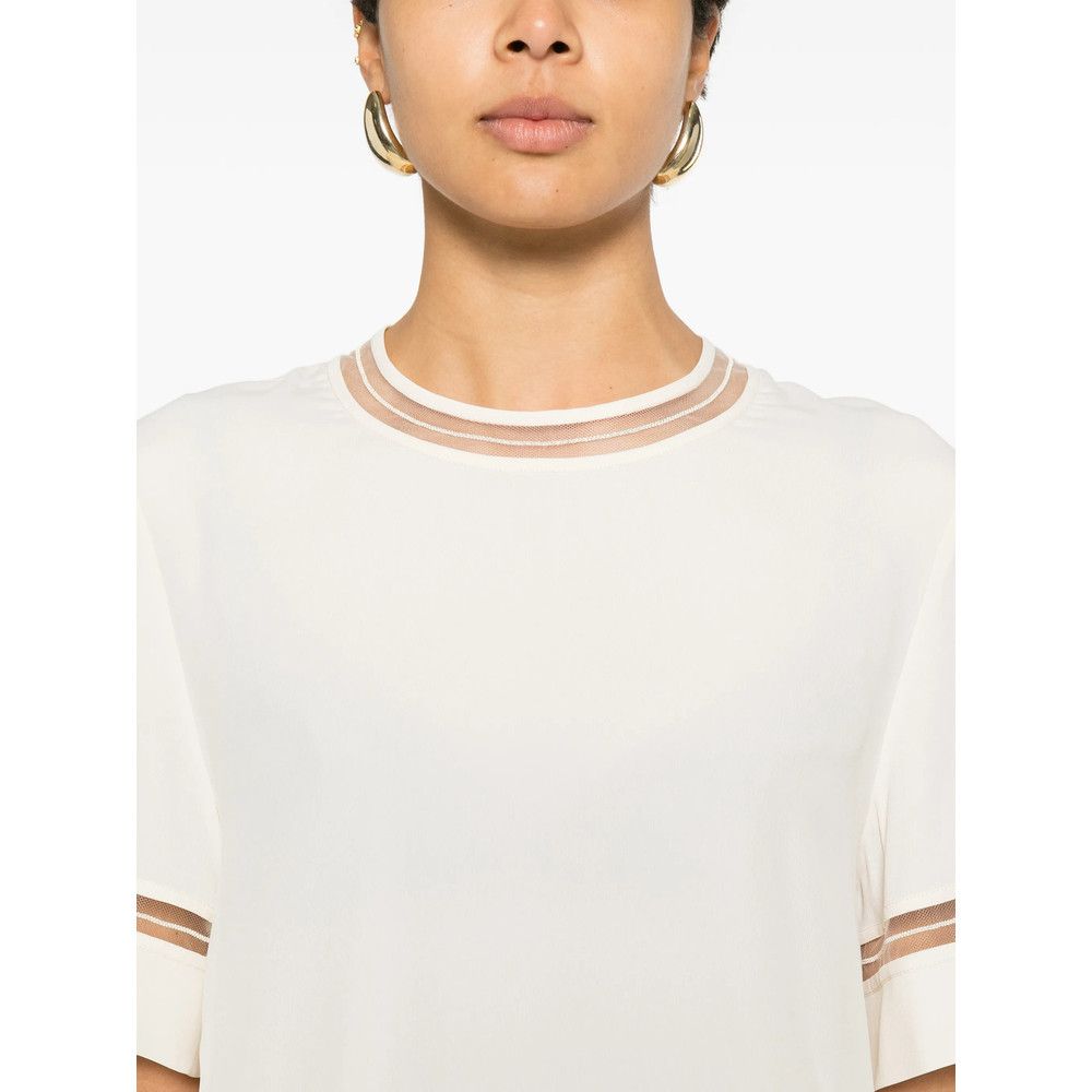 Fabiana Filippi Fabiana Filippi NEUTRALS Tops - Blouses Size M / US 6-8 / IT 42-44 - 2 Thumbnail