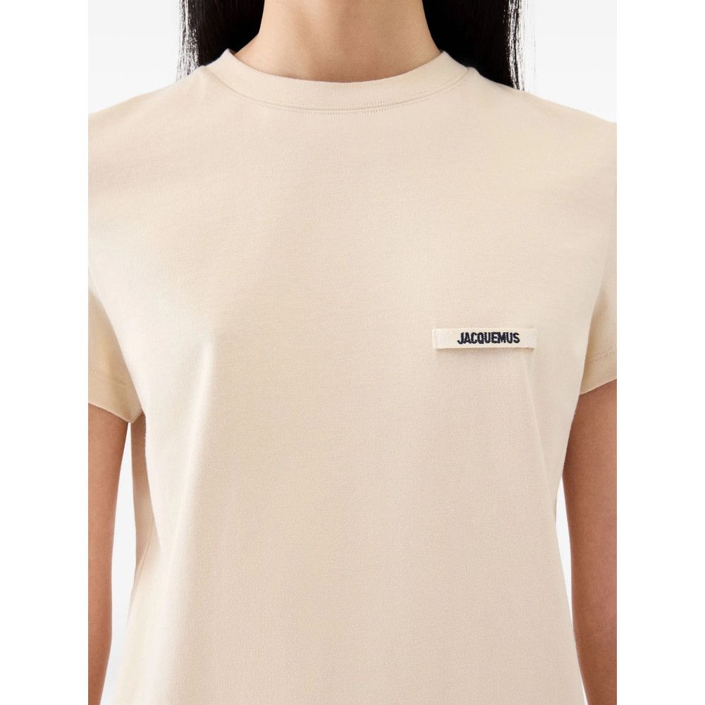 Jacquemus Jacquemus NEUTRALS Tops - T-shirts & Jerseys Size XS / US 0-2 / IT 36-38 - 3 Thumbnail