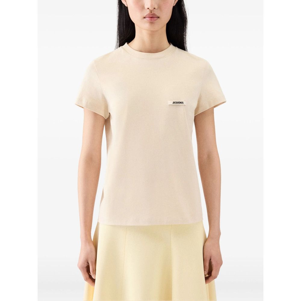 Jacquemus Jacquemus NEUTRALS Tops - T-shirts & Jerseys Size XS / US 0-2 / IT 36-38 - 2 Thumbnail