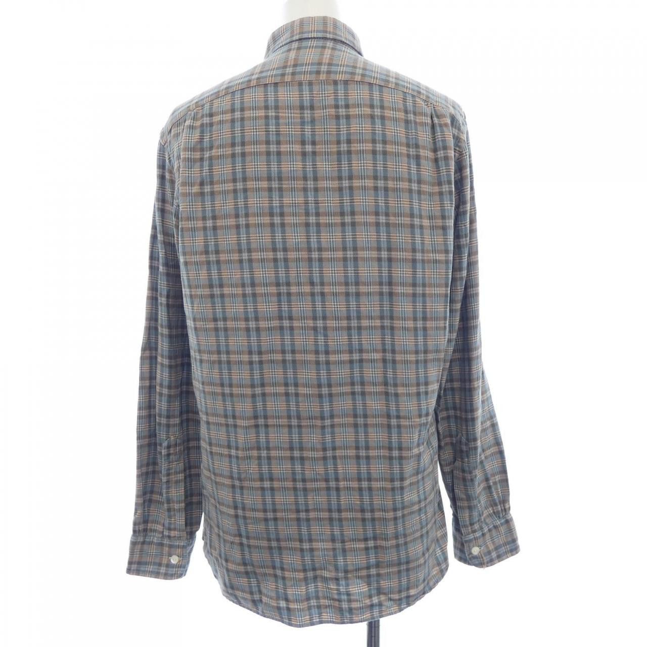 Ralph Lauren Ralph Lauren Double RL Checked Cotton Shirt Textile Dress Shirt DUTY FREE for USA Size ONE SIZE - 2 Thumbnail