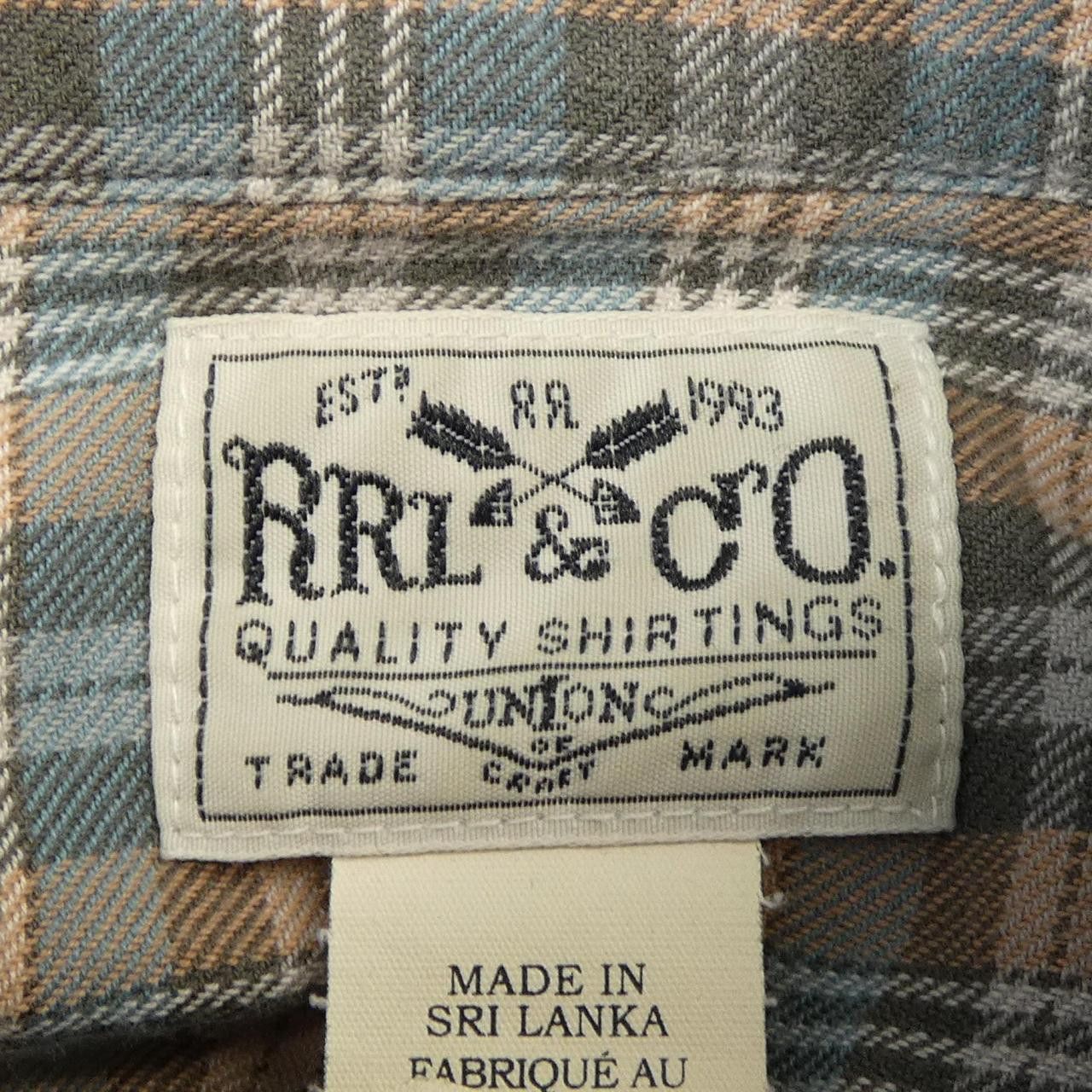 Ralph Lauren Ralph Lauren Double RL Checked Cotton Shirt Textile Dress Shirt DUTY FREE for USA Size ONE SIZE - 4 Thumbnail