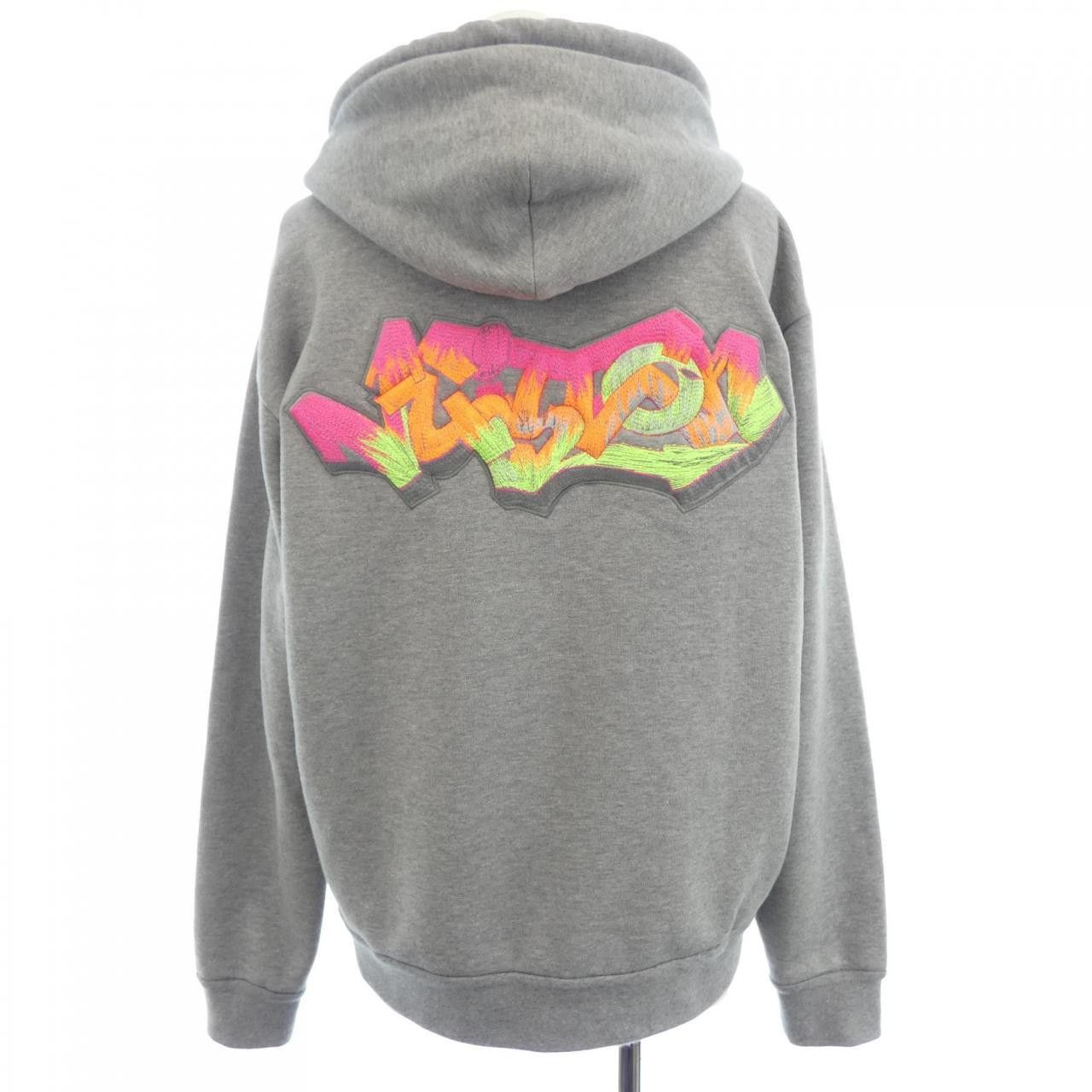 Louis Vuitton Louis Vuitton Louis Vuitton 3DLV Graffiti Embroidered Hoodie Textile Sweatshirts & Hoodies HNY24WUYR DUTY FREE for USA Size ONE SIZE - 2 Thumbnail