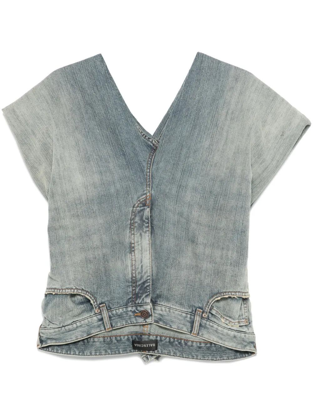 Balenciaga Denim Pants top Size M / US 6-8 / IT 42-44 - 2 Thumbnail