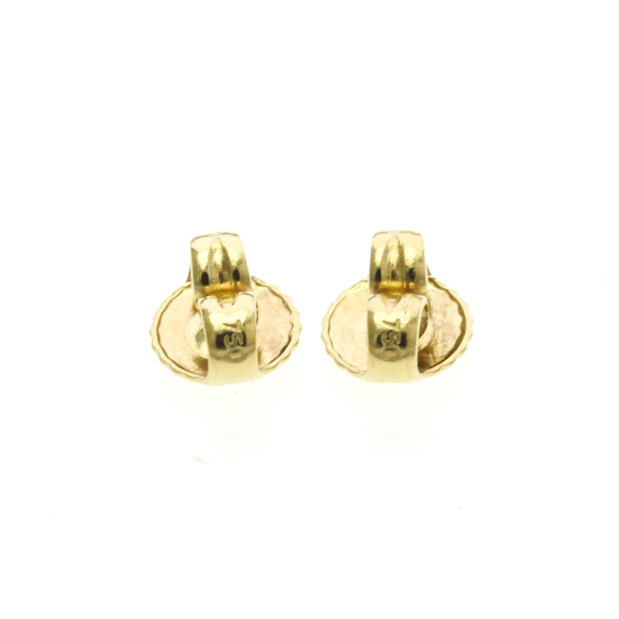 Tiffany & Co. Tiffany Apple No Stone Yellow Gold (18K) Stud Earrings Gold Size ONE SIZE - 9 Thumbnail