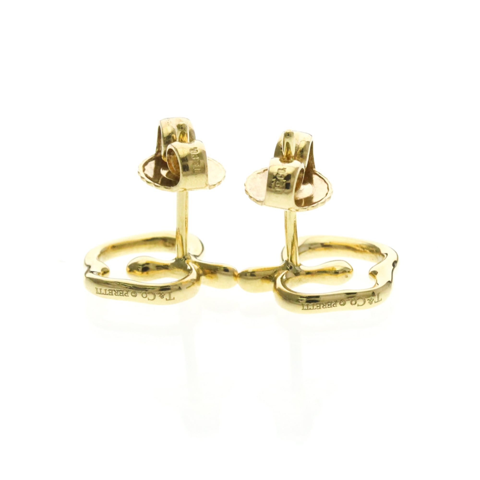 Tiffany & Co. Tiffany Apple No Stone Yellow Gold (18K) Stud Earrings Gold Size ONE SIZE - 3 Thumbnail