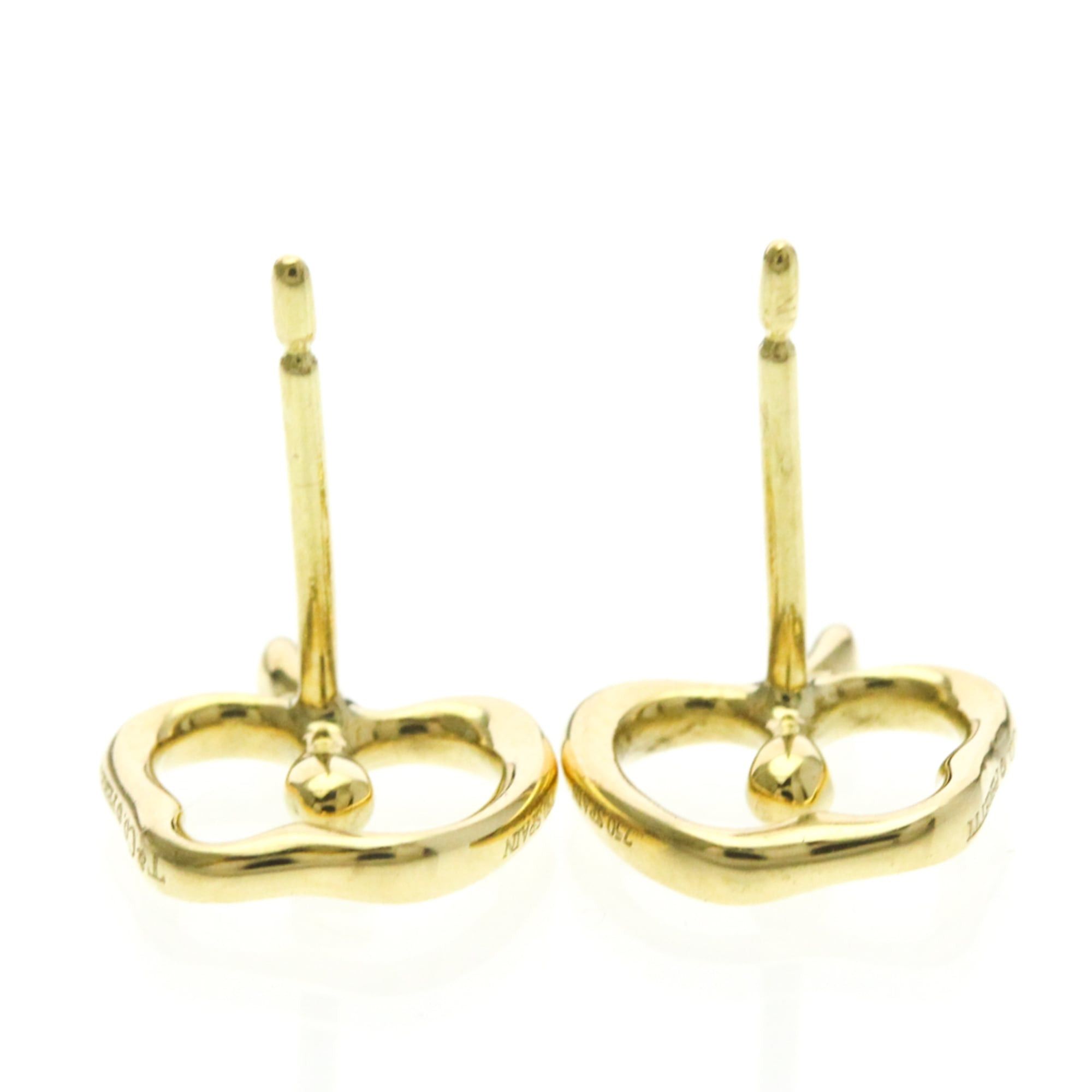 Tiffany & Co. Tiffany Apple No Stone Yellow Gold (18K) Stud Earrings Gold Size ONE SIZE - 6 Thumbnail