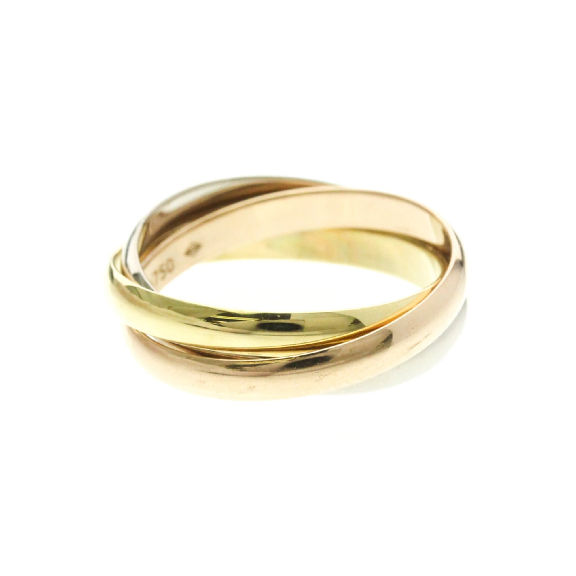 Cartier Cartier Trinity Yellow Gold (18K),Pink Gold (18K),White Gold (18K) Fashion No Stone Band Ring Gold Size ONE SIZE - 4 Thumbnail