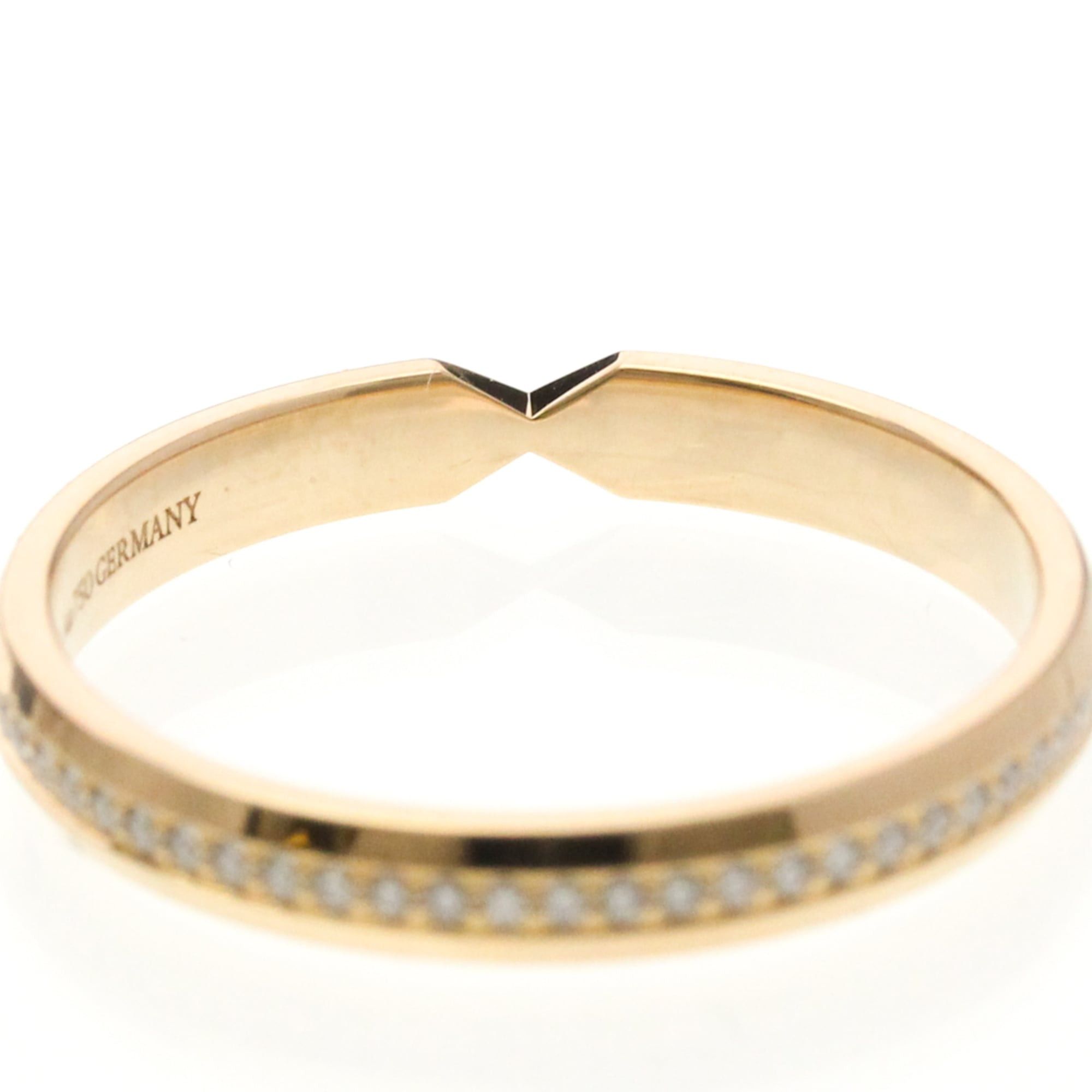 Tiffany & Co. Tiffany Nesting Narrow Diamond Ring Pink Gold (18K) Fashion Diamond Band Ring Pink Gold Size ONE SIZE - 7 Thumbnail