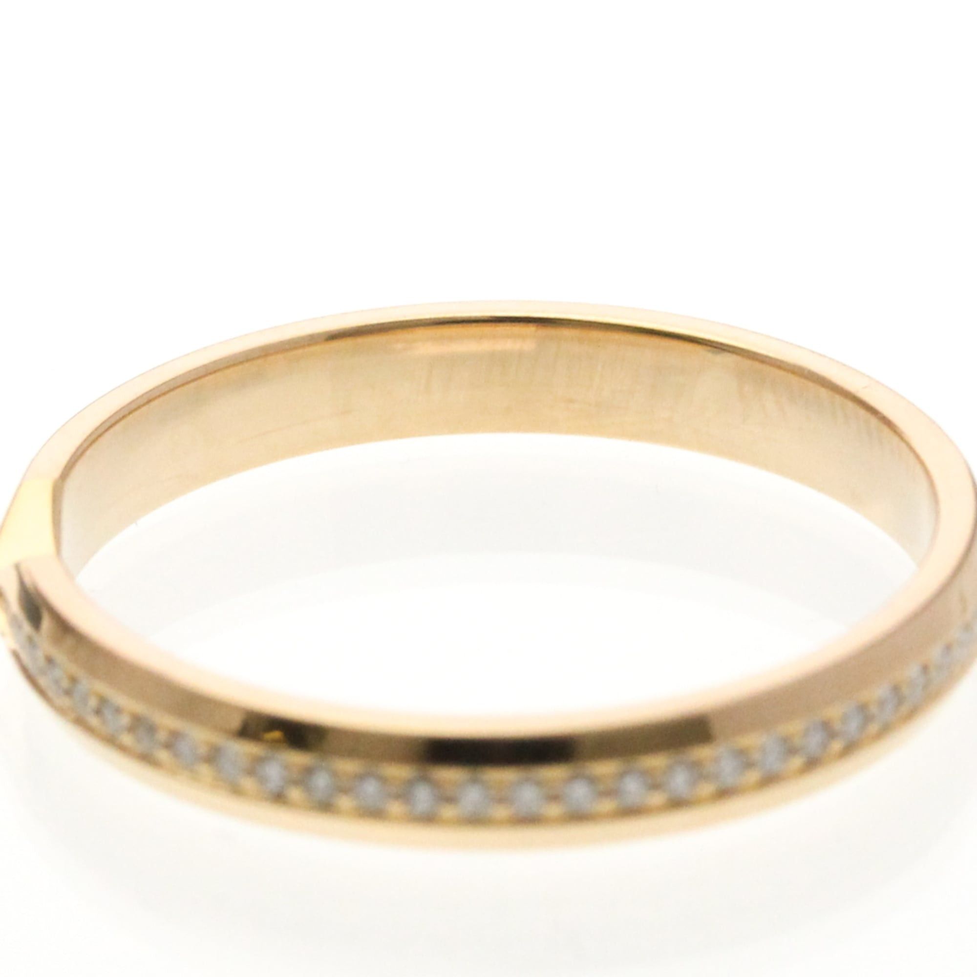 Tiffany & Co. Tiffany Nesting Narrow Diamond Ring Pink Gold (18K) Fashion Diamond Band Ring Pink Gold Size ONE SIZE - 6 Thumbnail