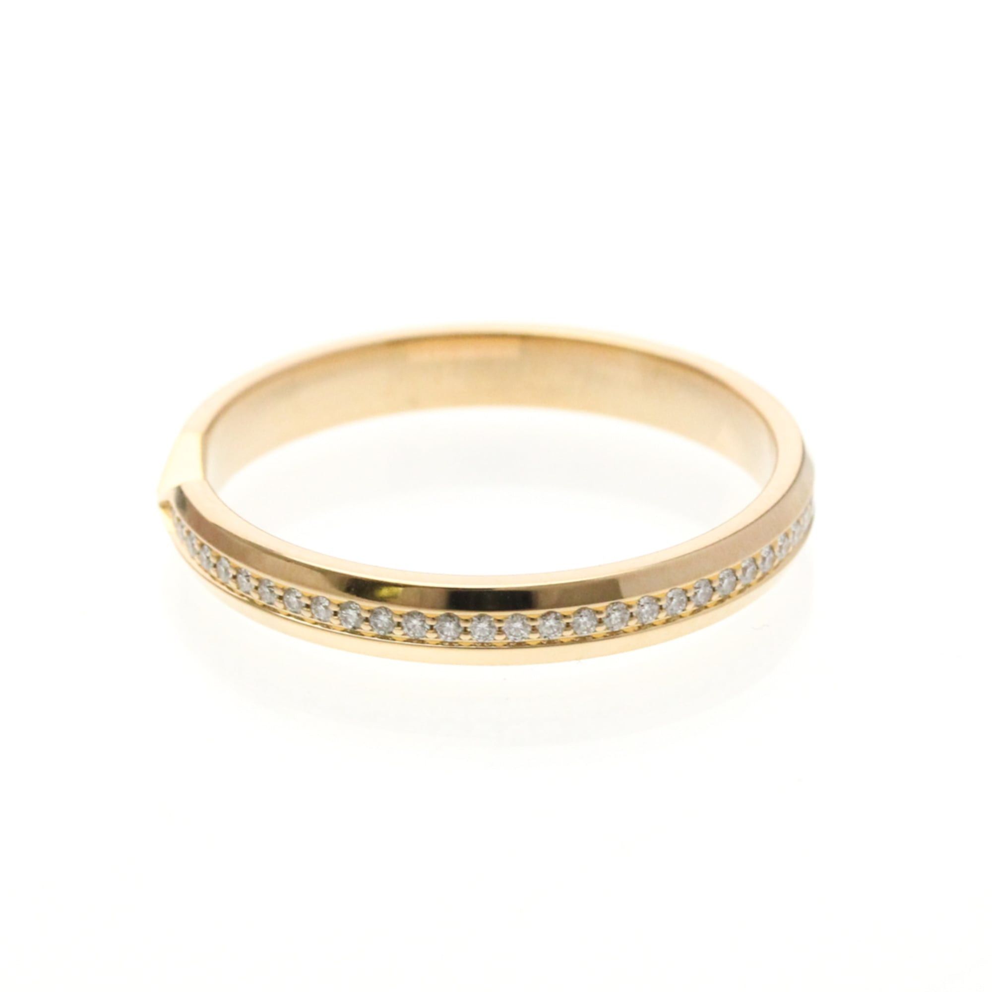 Tiffany & Co. Tiffany Nesting Narrow Diamond Ring Pink Gold (18K) Fashion Diamond Band Ring Pink Gold Size ONE SIZE - 2 Thumbnail