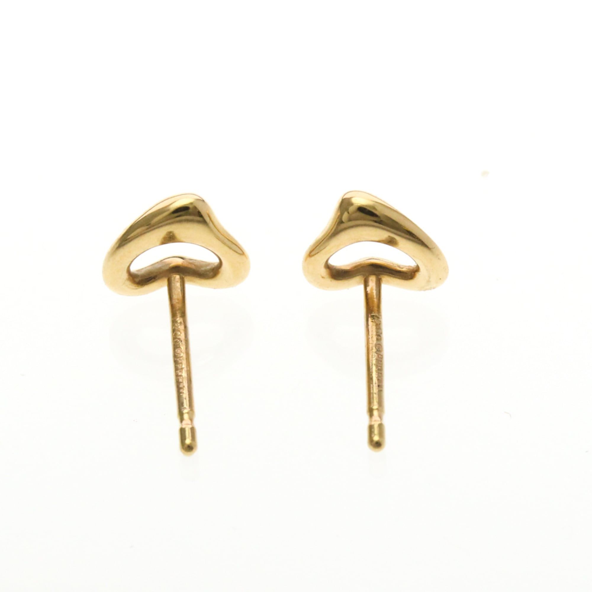 Tiffany & Co. Tiffany Open Heart Earrings Extra Mini No Stone Pink Gold (18K) Stud Earrings Pink Gold Size ONE SIZE - 2 Thumbnail