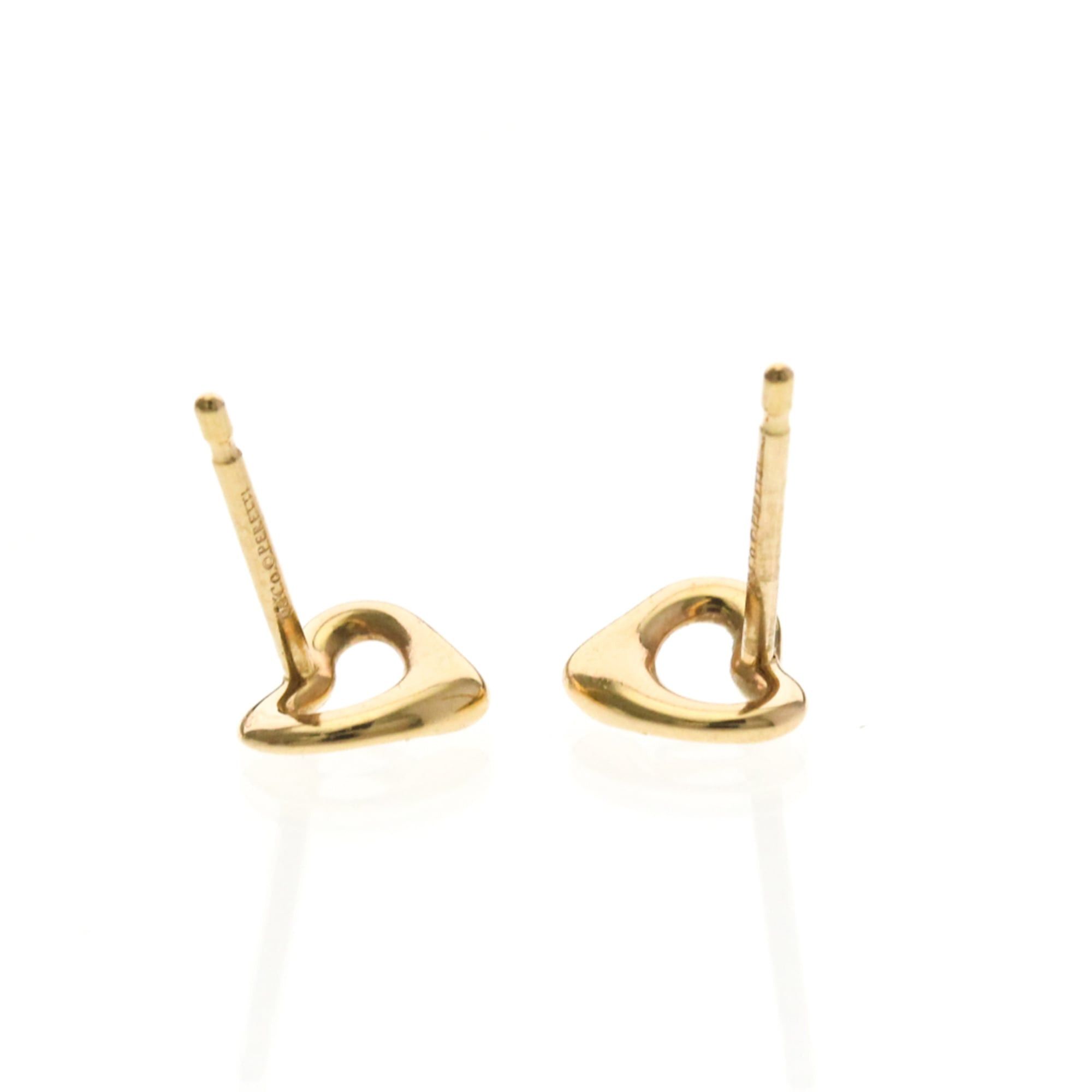 Tiffany & Co. Tiffany Open Heart Earrings Extra Mini No Stone Pink Gold (18K) Stud Earrings Pink Gold Size ONE SIZE - 6 Thumbnail
