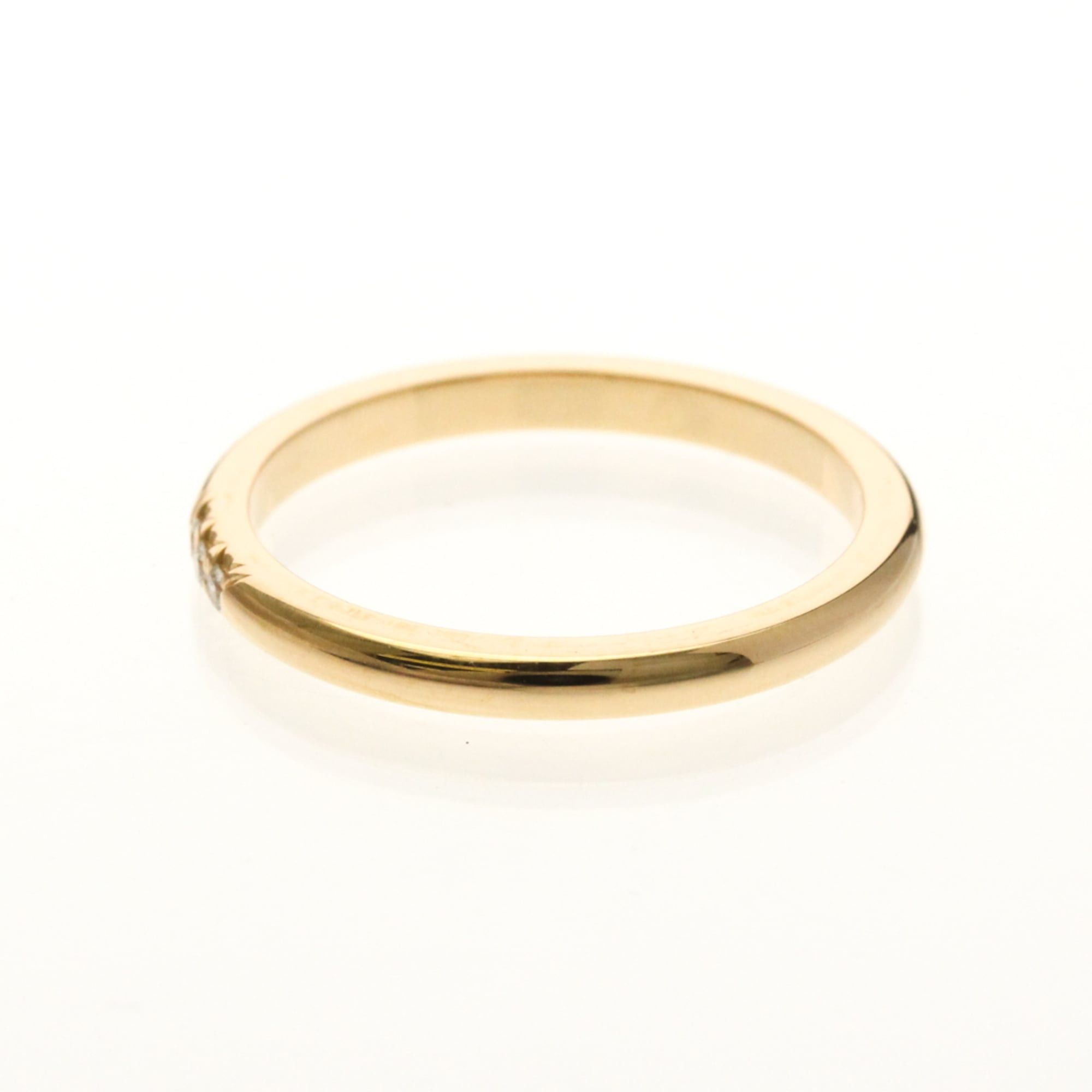 Tiffany & Co. Tiffany Forever Wedding Band Ring 3P Diamond Pink Gold (18K) Fashion Diamond Band Ring Pink Gold Size ONE SIZE - 2 Thumbnail