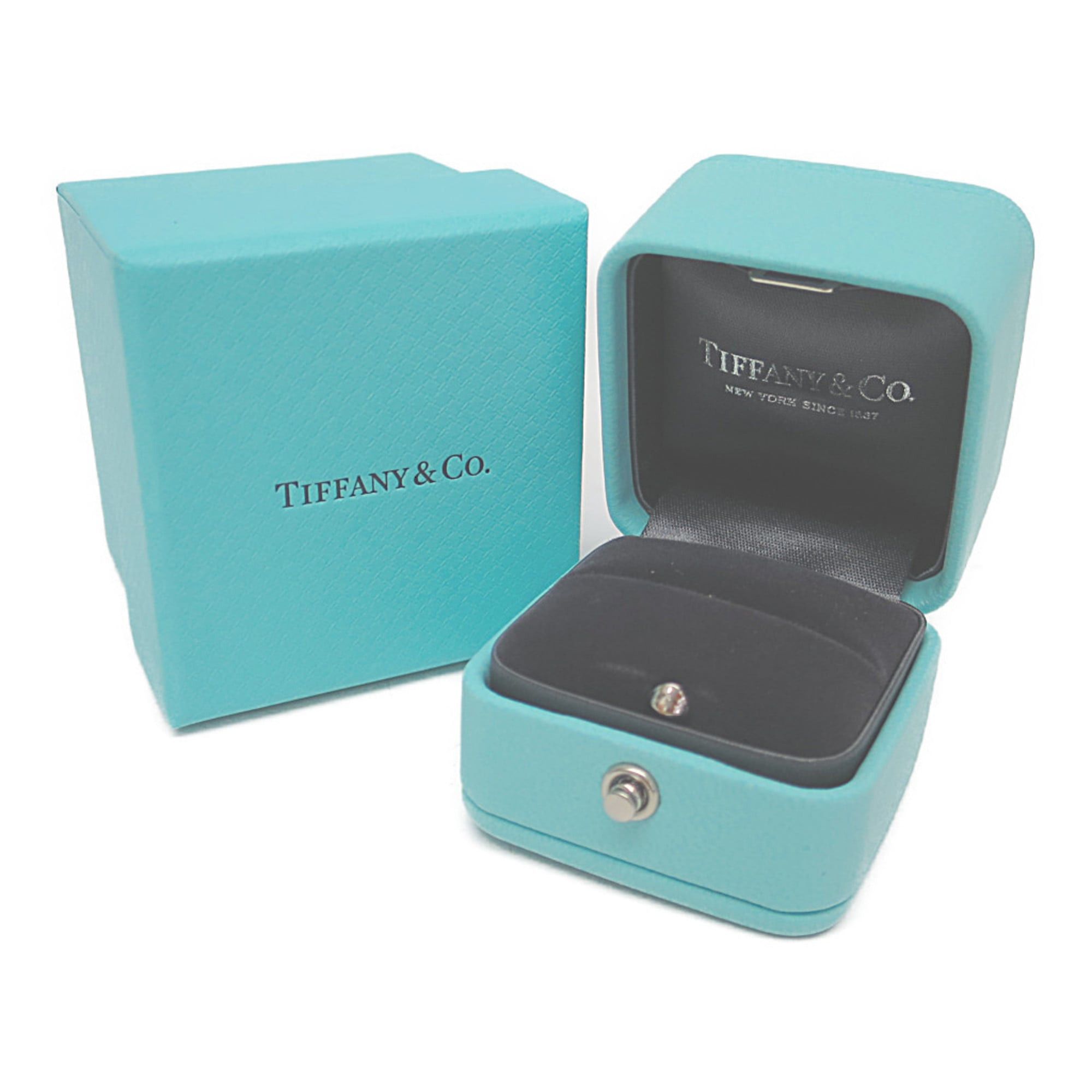 Tiffany & Co. Tiffany Forever Wedding Band Ring 3P Diamond Pink Gold (18K) Fashion Diamond Band Ring Pink Gold Size ONE SIZE - 10 Thumbnail
