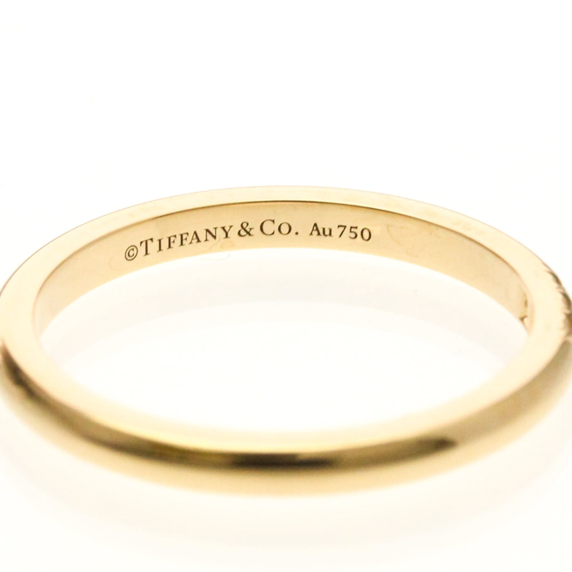 Tiffany & Co. Tiffany Forever Wedding Band Ring 3P Diamond Pink Gold (18K) Fashion Diamond Band Ring Pink Gold Size ONE SIZE - 8 Thumbnail