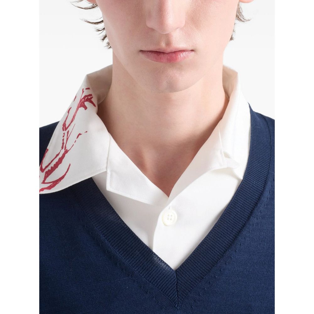 Prada Prada WHITE Shirts Size US L / EU 52-54 / 3 - 5 Thumbnail