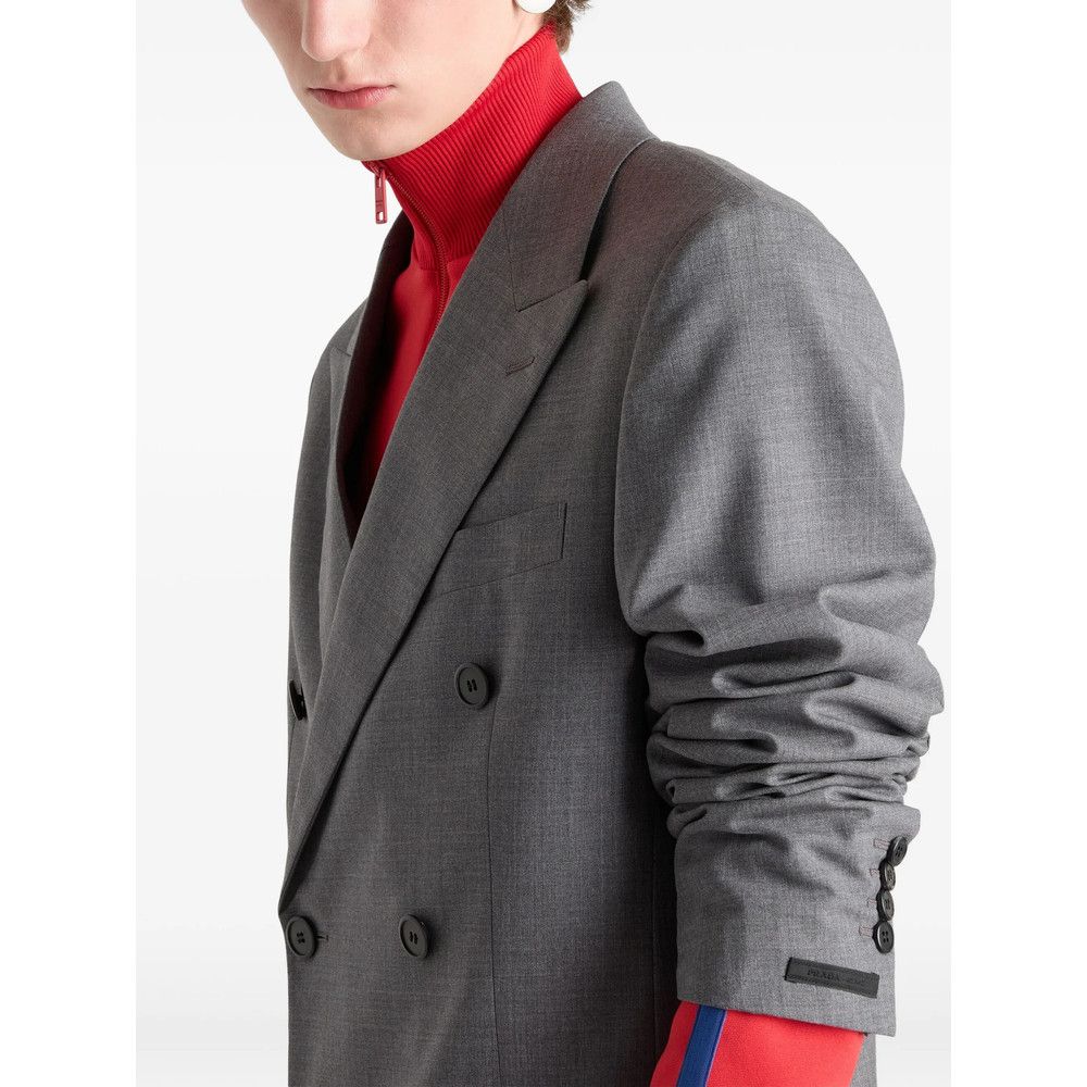 Prada Prada GREY Jackets - Blazers Size US L / EU 52-54 / 3 - 3 Thumbnail