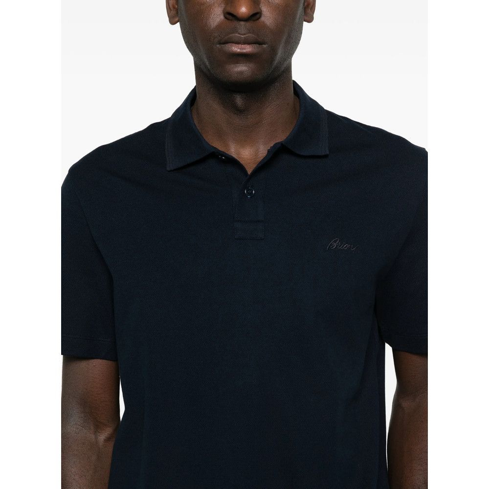 Brioni Brioni BLUE Polo Shirts Size US XXL / EU 58 / 5 - 2 Thumbnail
