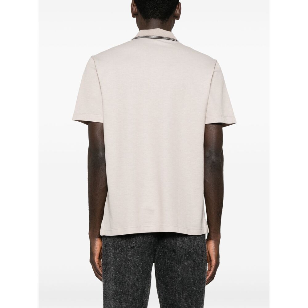 Brioni Brioni NEUTRALS Polo Shirts Size US XXL / EU 58 / 5 - 3 Thumbnail