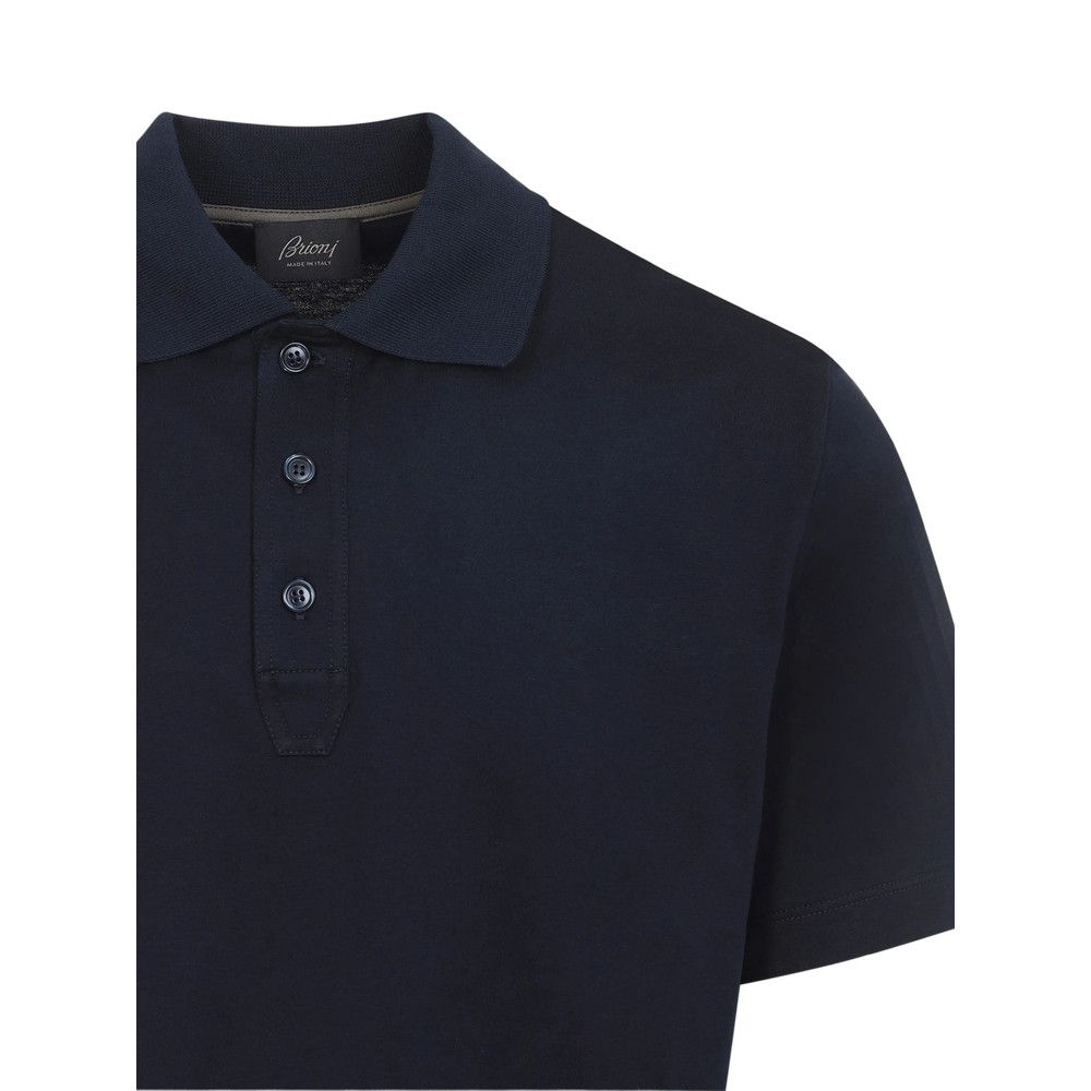 Brioni Brioni BLUE Polo Shirts Size US XXL / EU 58 / 5 - 2 Thumbnail