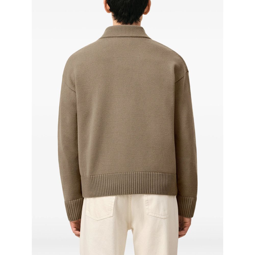 AMI Ami Paris BROWN Sweaters & Knitwear - Cardigans Size US XL / EU 56 / 4 - 3 Thumbnail