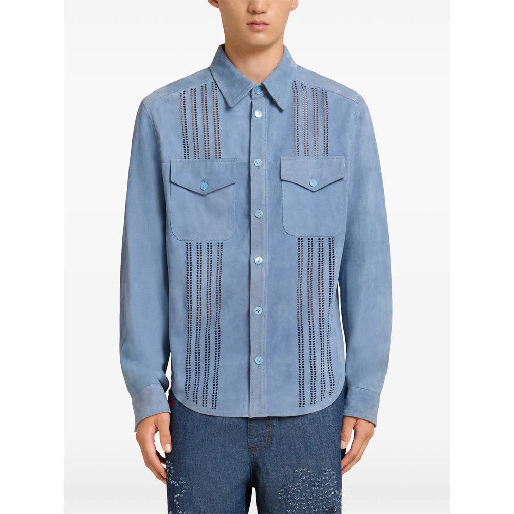 Marni Marni BLUE Shirts Size US L / EU 52-54 / 3 - 4 Thumbnail