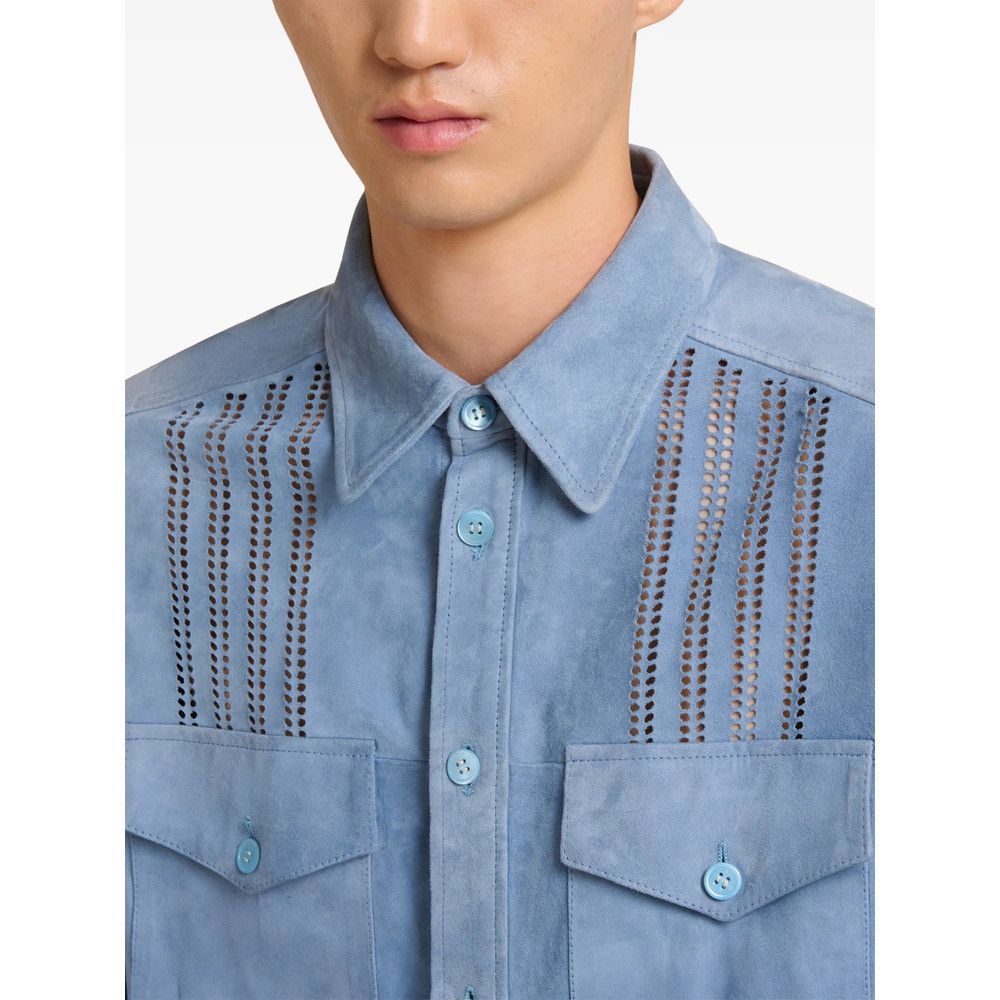 Marni Marni BLUE Shirts Size US L / EU 52-54 / 3 - 3 Thumbnail