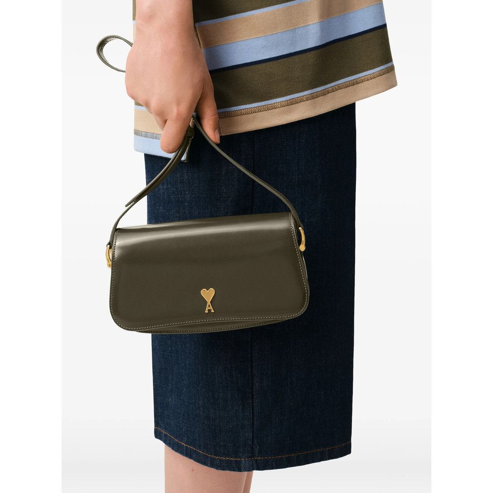 AMI Ami Paris GREEN Shoulder Bags Size ONE SIZE - 3 Thumbnail