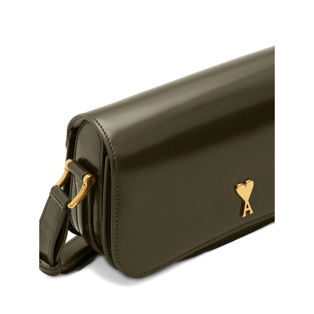 AMI Ami Paris GREEN Shoulder Bags Size ONE SIZE - 5 Thumbnail