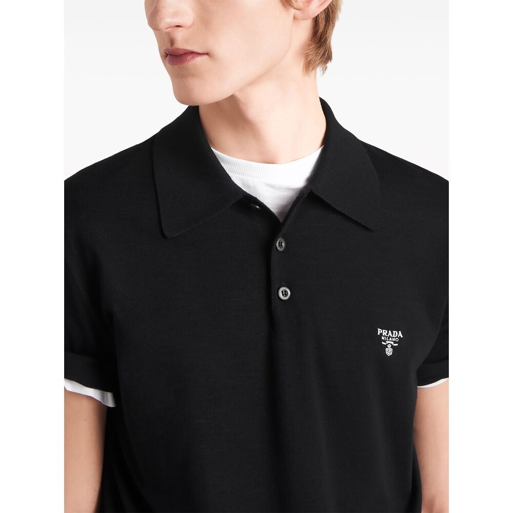 Prada Prada BLACK Polo Shirts Size US M / EU 48-50 / 2 - 4 Thumbnail