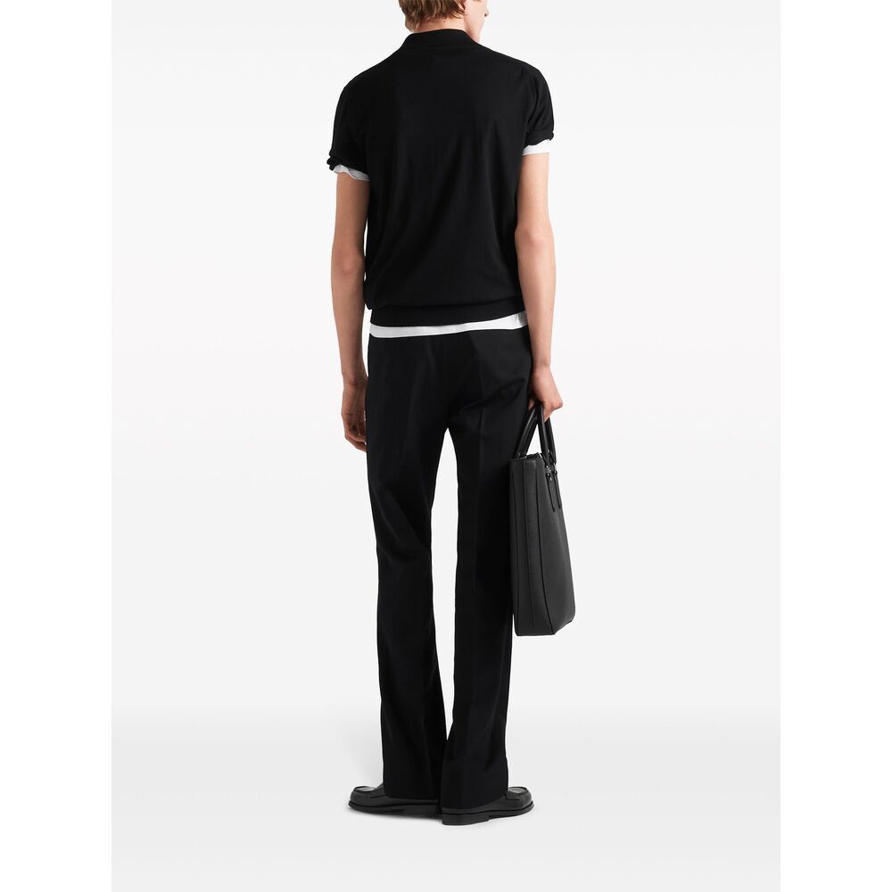 Prada Prada BLACK Polo Shirts Size US L / EU 52-54 / 3 - 2 Thumbnail
