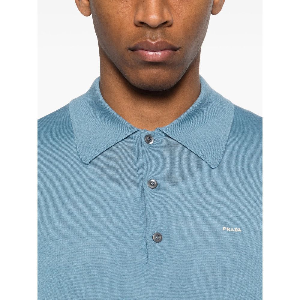 Prada Prada BLUE Polo Shirts Size US M / EU 48-50 / 2 - 2 Thumbnail
