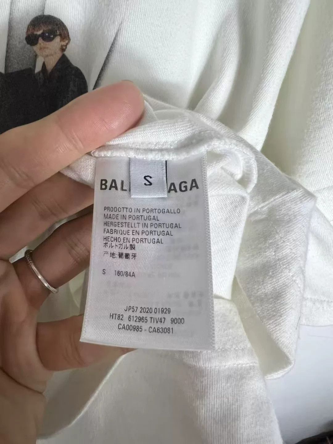 Balenciaga Balenciaga Portrait Short Sleeve Tee Size US M / EU 48-50 / 2 - 4 Thumbnail