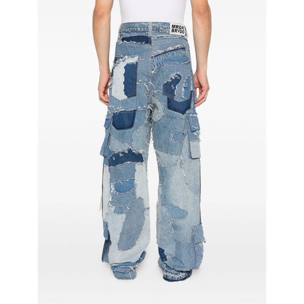 Who Decides War Who Decides War BLUE Denim - Loose-Fit Jeans Size US 32 / EU 48 - 3 Thumbnail