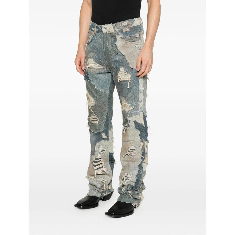 Who Decides War Who Decides War BLUE Denim - Regular & Straight-Leg Jeans Size US 30 / EU 46 - 3 Thumbnail