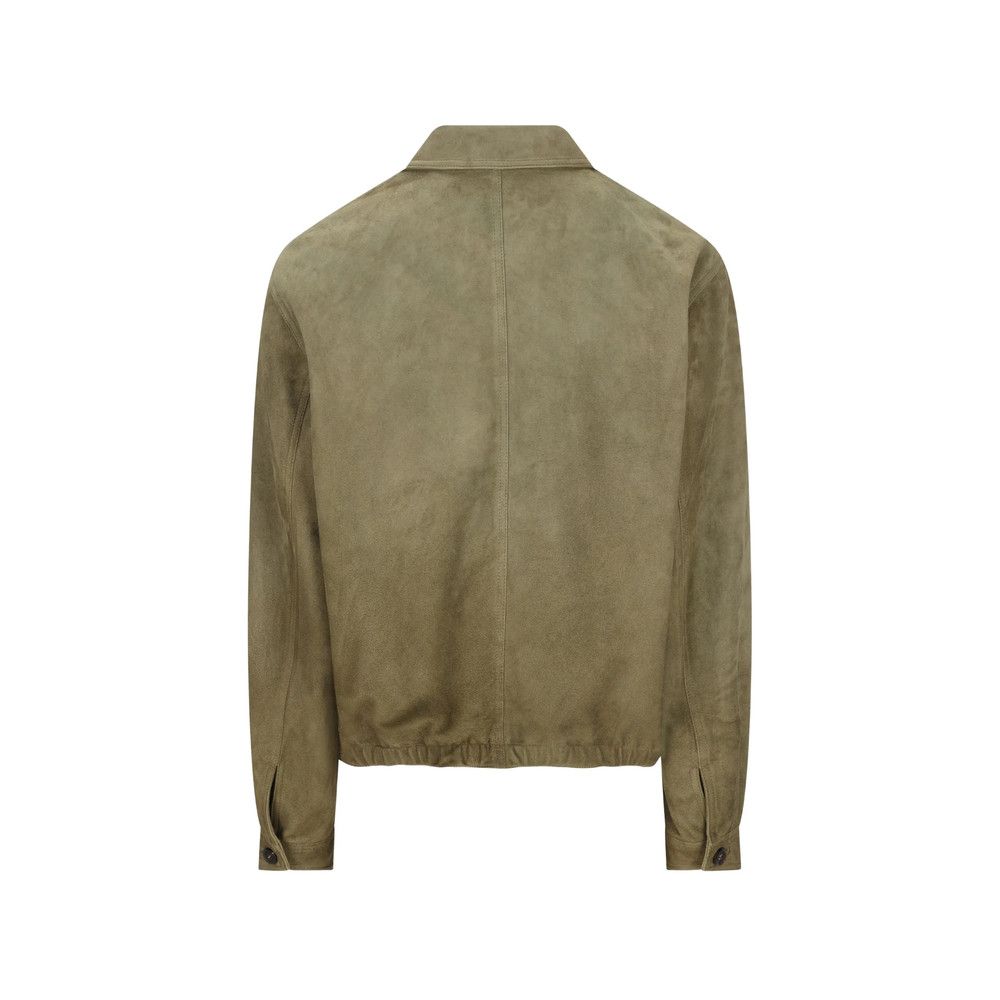 Prada Prada GREEN Jackets - Leather Jackets Size US L / EU 52-54 / 3 - 2 Thumbnail