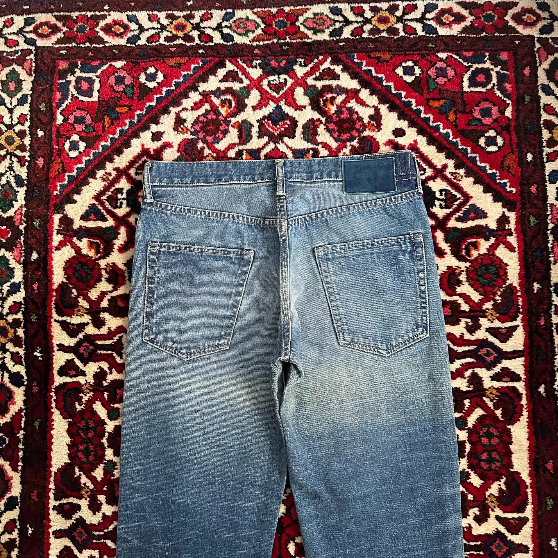 Visvim Blue Distressed Denim Jeans Size US 34 / EU 50 - 5 Thumbnail