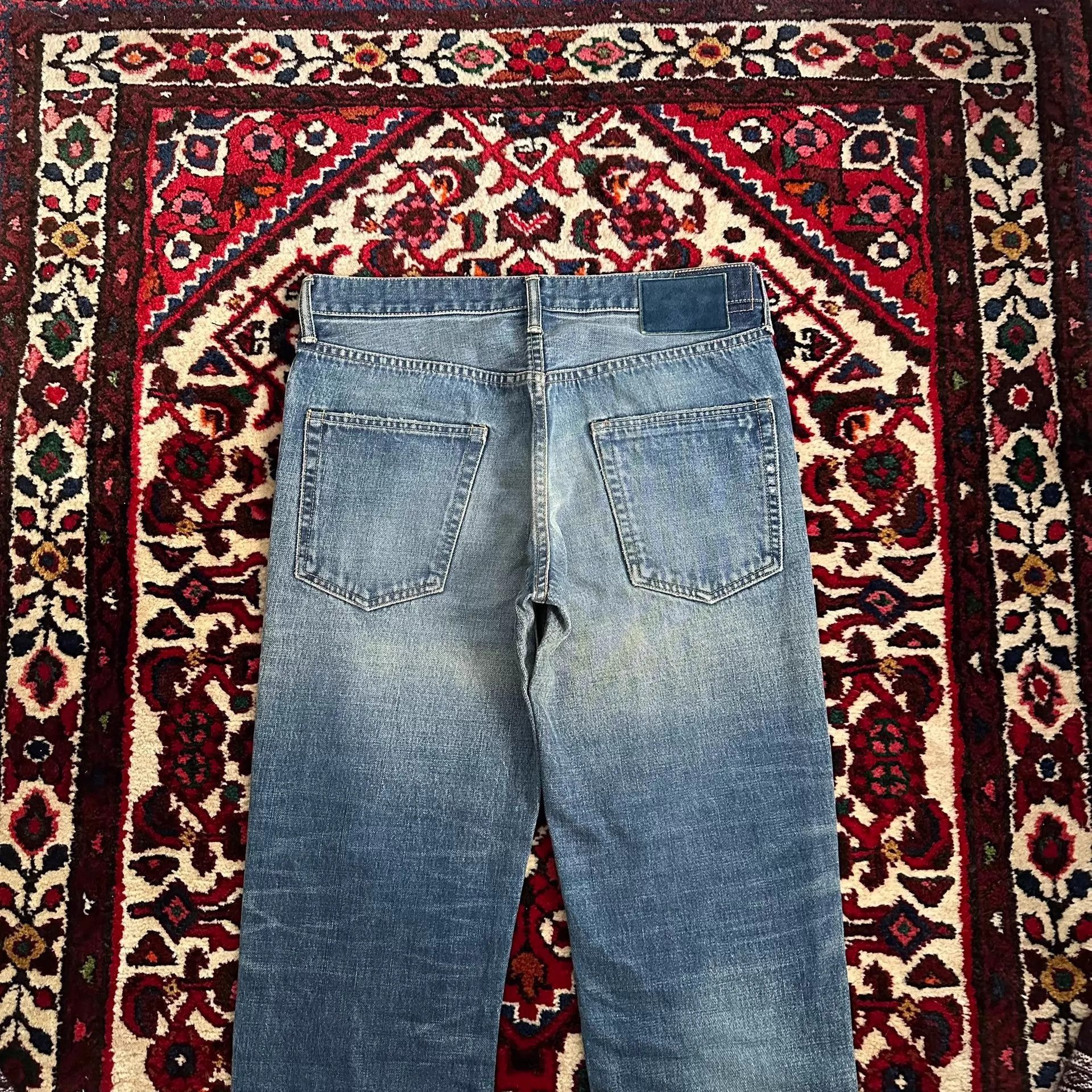 Visvim Blue Distressed Denim Jeans Size US 34 / EU 50 - 6 Thumbnail