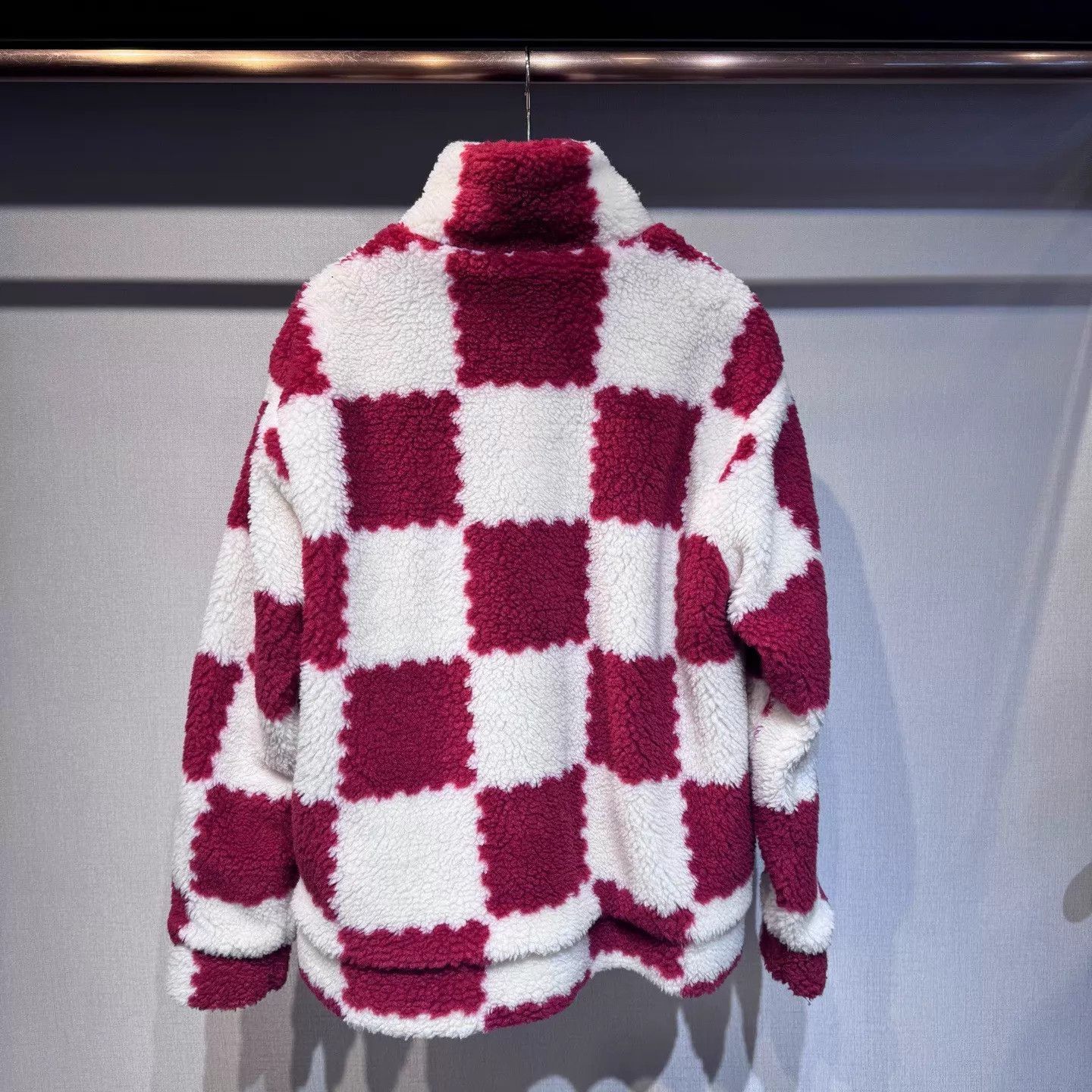 Louis Vuitton Multi Checkered Fleece Zip-Up Jacket Size US S / EU 44-46 / 1 - 5 Thumbnail