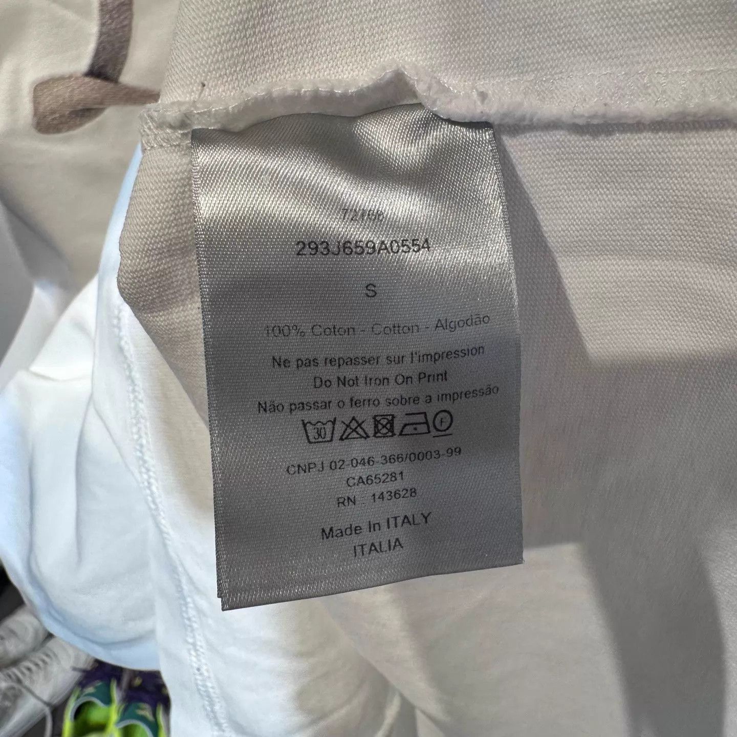 Dior White Short-Sleeve Graphic T-Shirt Size US S / EU 44-46 / 1 - 5 Thumbnail