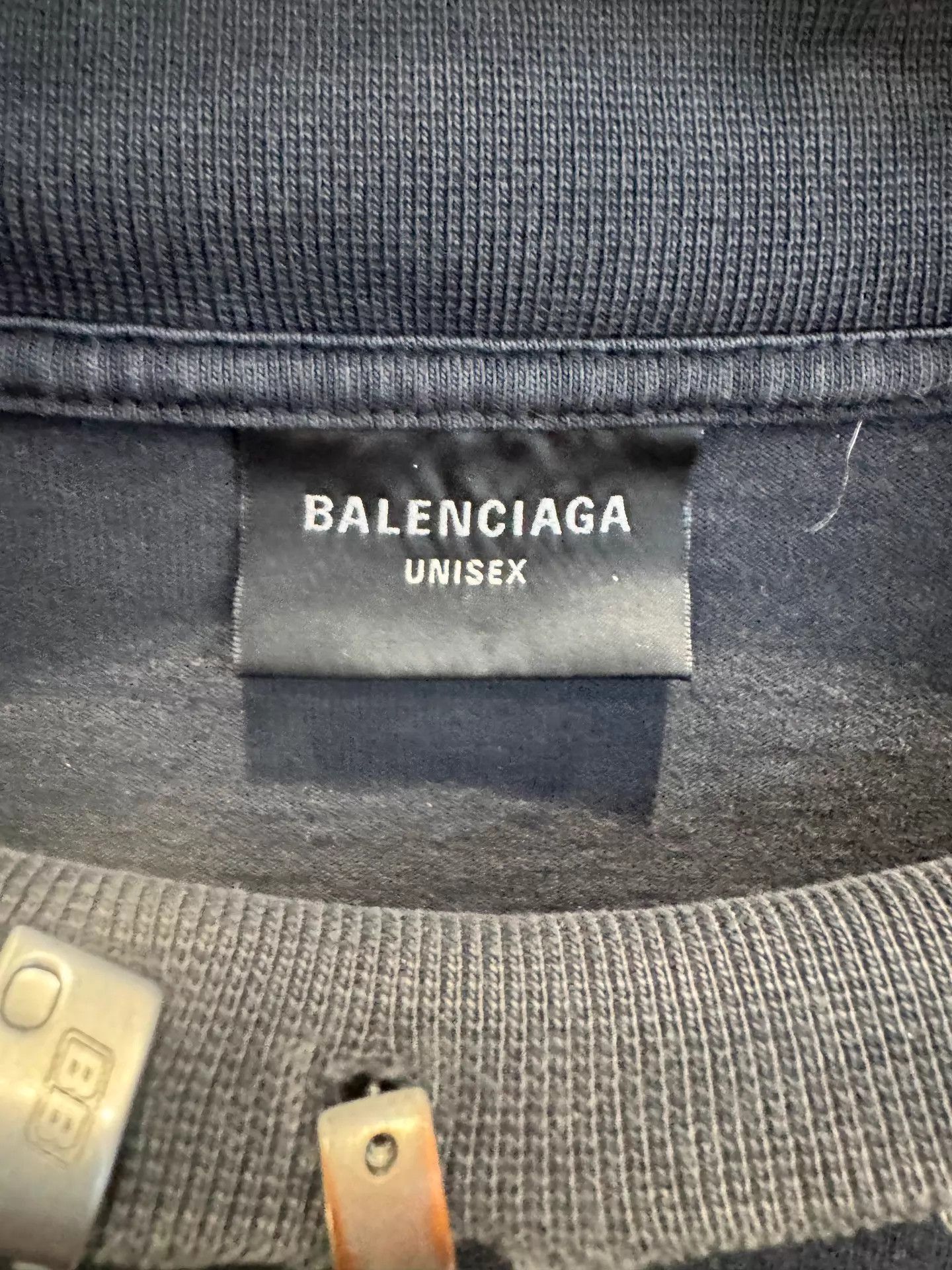 Balenciaga Black Short-Sleeve Shirt with Collar Hardware Size US M / EU 48-50 / 2 - 2 Thumbnail