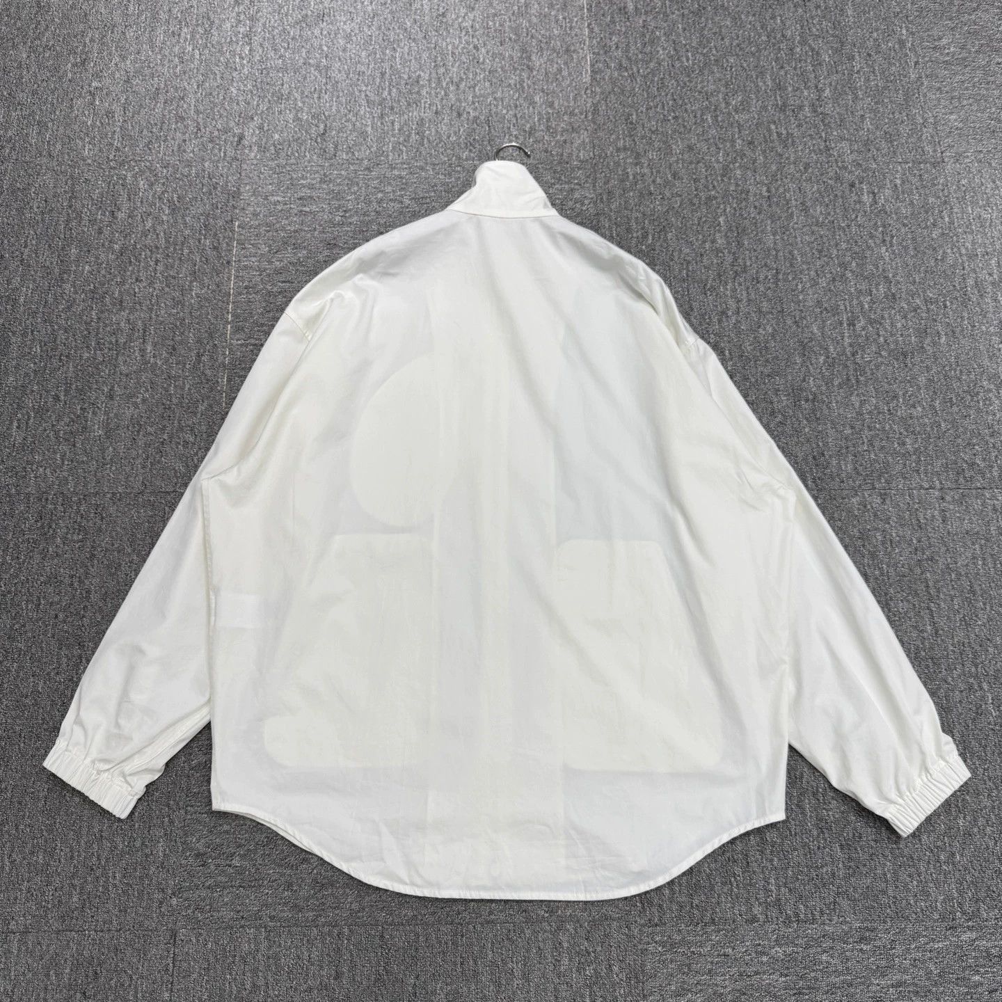 Balenciaga White Lightweight Zip-Up Jacket Size S Size US S / EU 44-46 / 1 - 5 Thumbnail