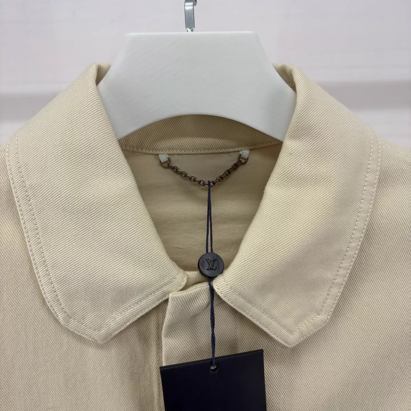 Louis Vuitton Yellow Short-Sleeve Shirt with Embossed Pattern Size US L / EU 52-54 / 3 - 4 Thumbnail