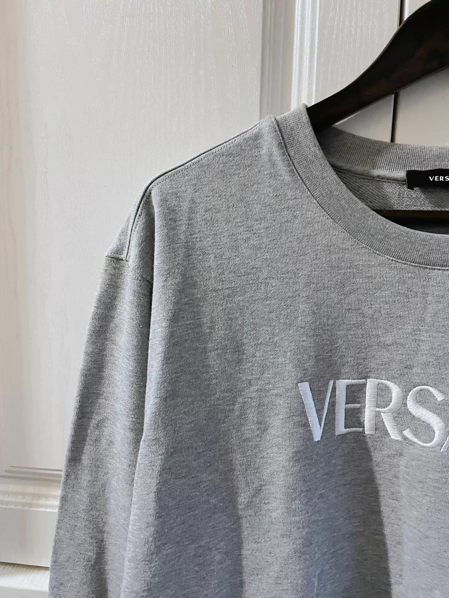 Versace Gray Long Sleeve Sweatshirt Size US XL / EU 56 / 4 - 5 Thumbnail