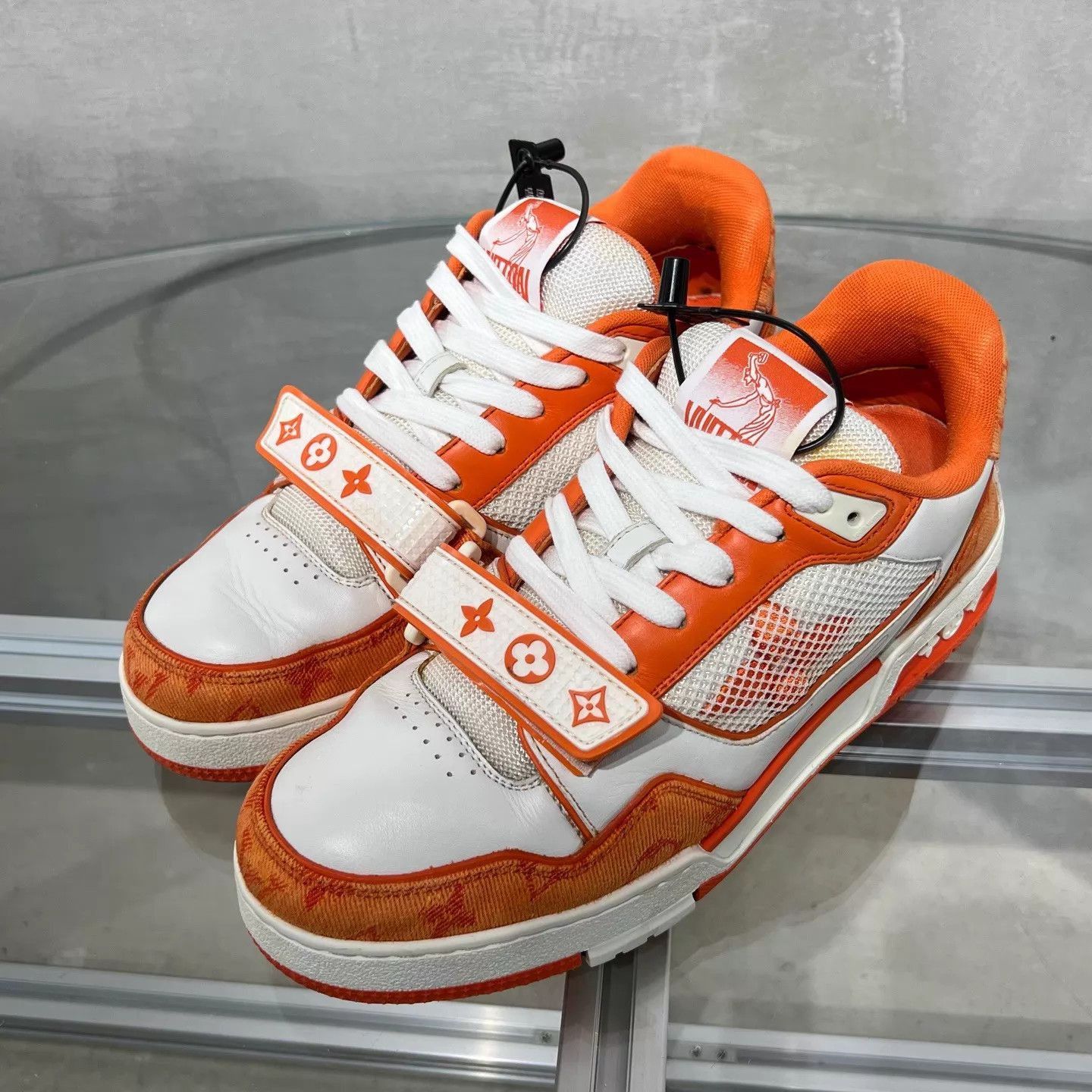 Louis Vuitton Orange Lowtop Sneakers Size 7 Size US 7 / EU 40 - 2 Thumbnail