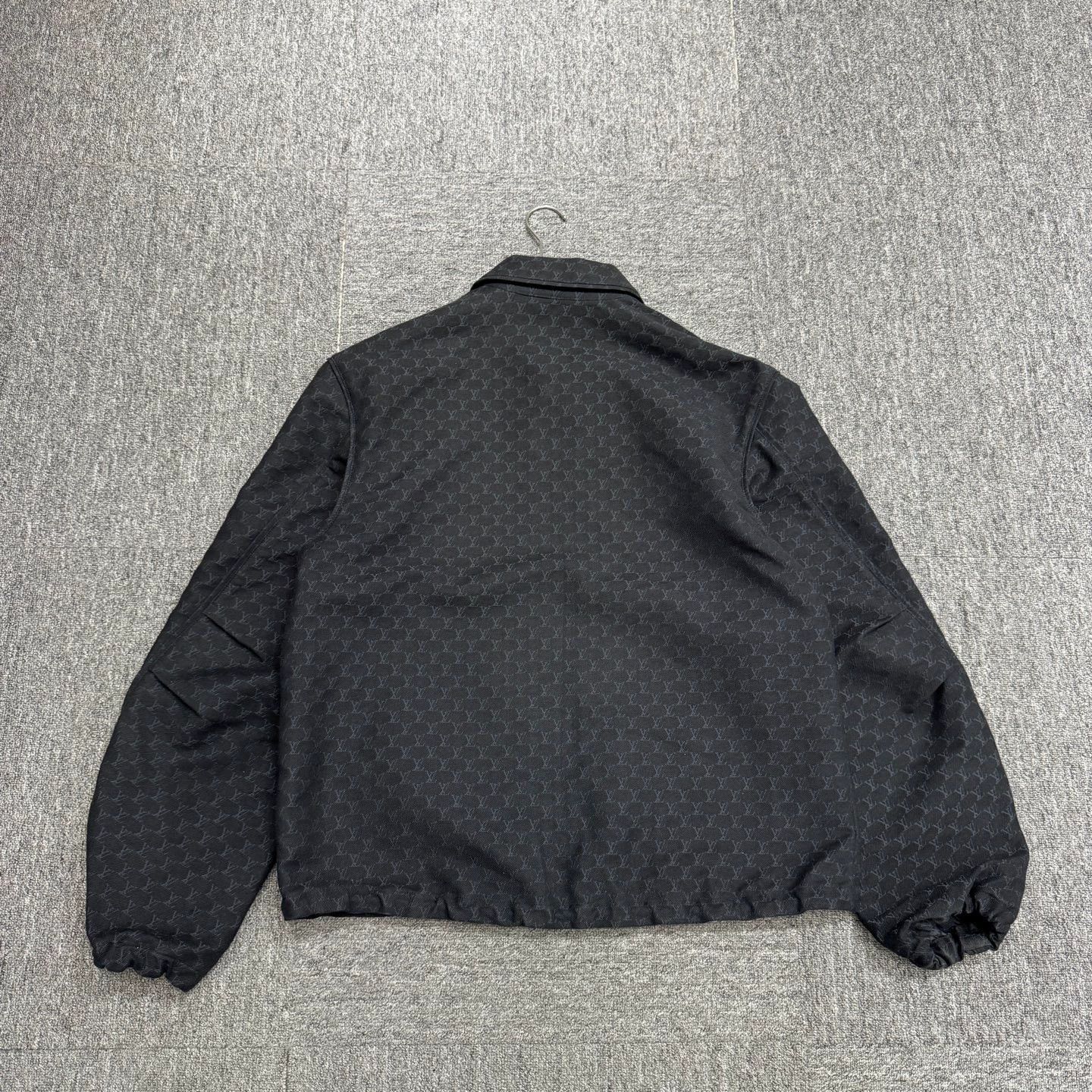 Louis Vuitton Black Patterned Zip-Front Jacket Size L Size US L / EU 52-54 / 3 - 6 Thumbnail