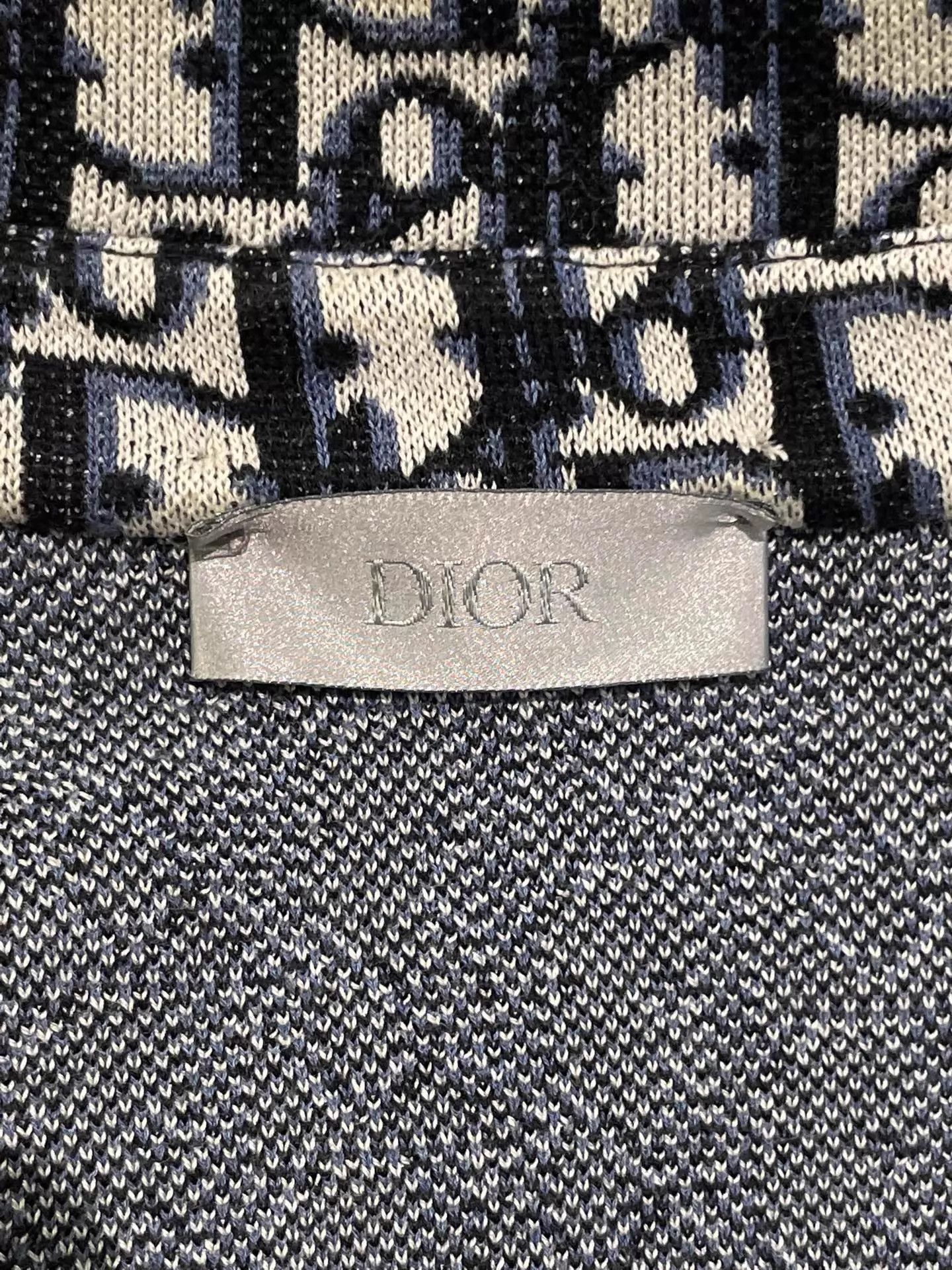 Dior Black Patterned Long-Sleeve Button-Up Shirt Size S Size US S / EU 44-46 / 1 - 5 Thumbnail
